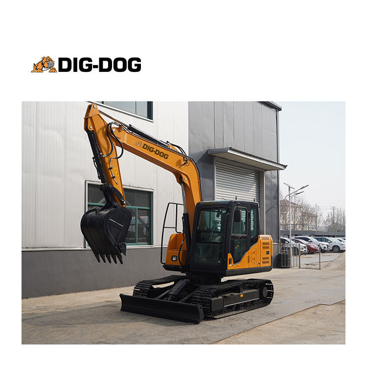 DIG-DOG DG75 Compact Excavator for Sale 7.5Ton Crawler Hydraulic Mini Excavator