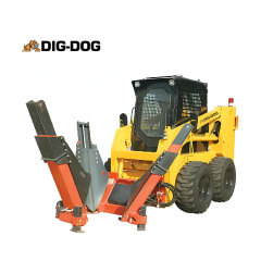 DIG DOG China minicargador de ruedas compacto con accesorios