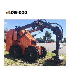 DIG-DOG DSL30 small skid steer front end loader with bucket mini skid steer loader attachment