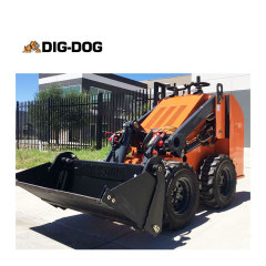 DIG-DOG DSL30 small skid steer front end loader with bucket mini skid steer loader attachment
