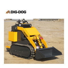 DIG-DOG DSL20C Mini Loader Standing On Engineering Machinery Track Skid Steer Loader With Attachments