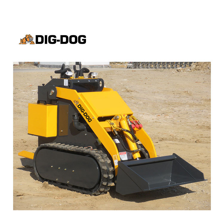 DIG-DOG DSL20C Mini Loader Standing On Engineering Machinery Track Skid Steer Loader With Attachments