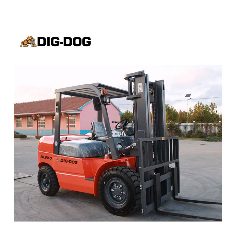 DIG-DOG DFL50 Diesel Forklift 5 ton Gasoline Forklifts Hot Sale