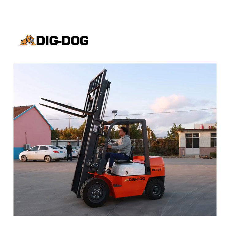 DIG-DOG DFL35 Китайский производитель 3,5-тонные дизельные вилочные погрузчики 3-тонный 2,5-тонный дизельный вилочный погрузчик 2-тонный 4-тонный 5-тонный вилочный погрузчик New Energy