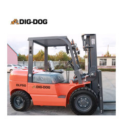 DIG-DOG DFL50 Diesel Forklift 5 ton Gasoline Forklifts Hot Sale