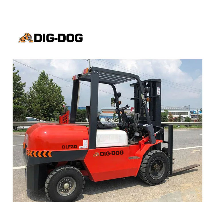 DIG-DOG DFL30 Montacargas de 4 ruedas motrices 3 Ton 3.5 ton Multifunción Carretilla elevadora ATV Diesel Carretilla elevadora todo terreno Precio