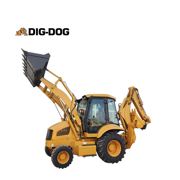 DIG DOG BL820T compact loader excavator universal backhoe loader with multi-function attachment