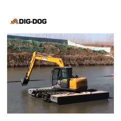 DIG DOG Высококачественный экскаватор-амфибия, земснаряд, понтон, ходовая часть, болотный понтон-амфибия
