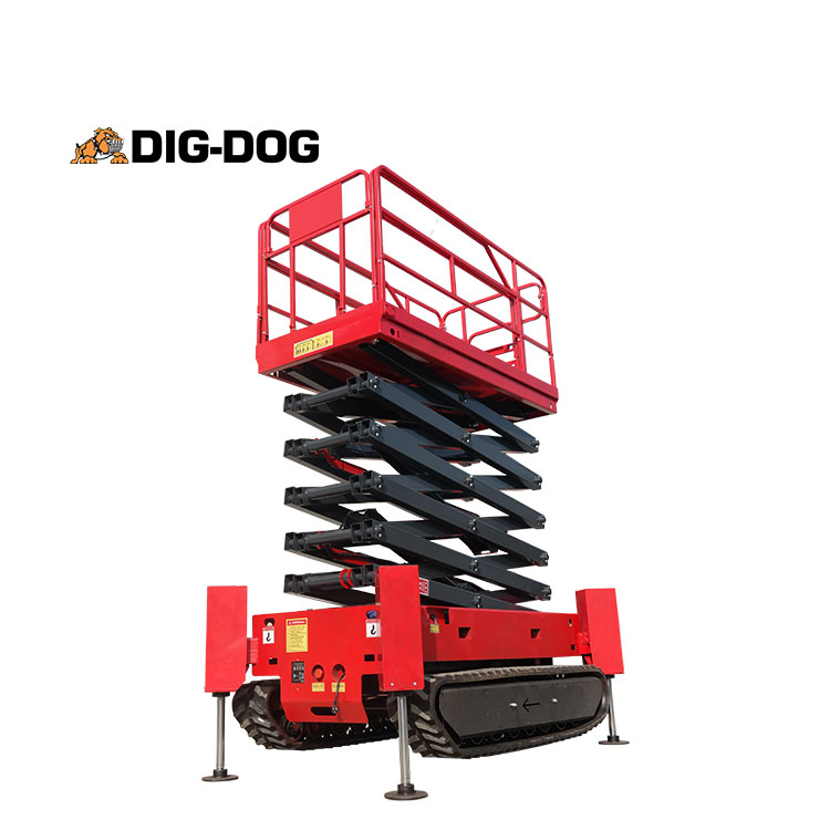 DIG-DOG SLT20 Three Scissors Forks Electric Lifting Platform Man Lifts