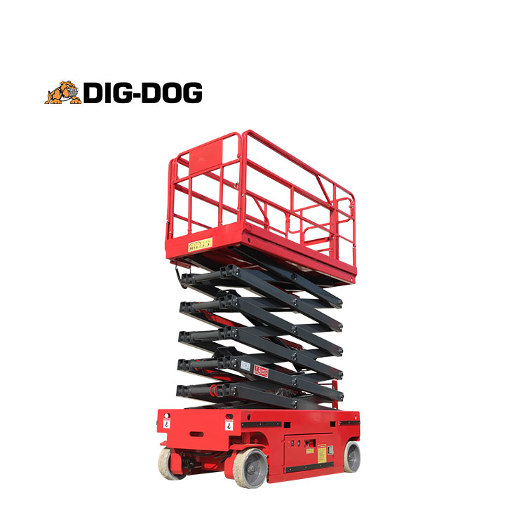 DIG-DOG SLT20 Three Scissors Forks Electric Lifting Platform Man Lifts