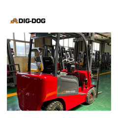 DIG DOG Прямая продажа с завода Мини-электрический вилочный погрузчик с большим вылетом 1 тонна с многофункциональным навесным оборудованием