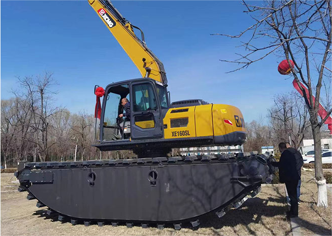 Amphibious pontoon excavator role and market analysis