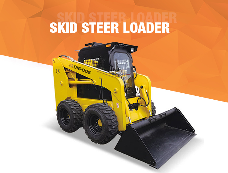 DIG-DOG wheel mini skid steer loader