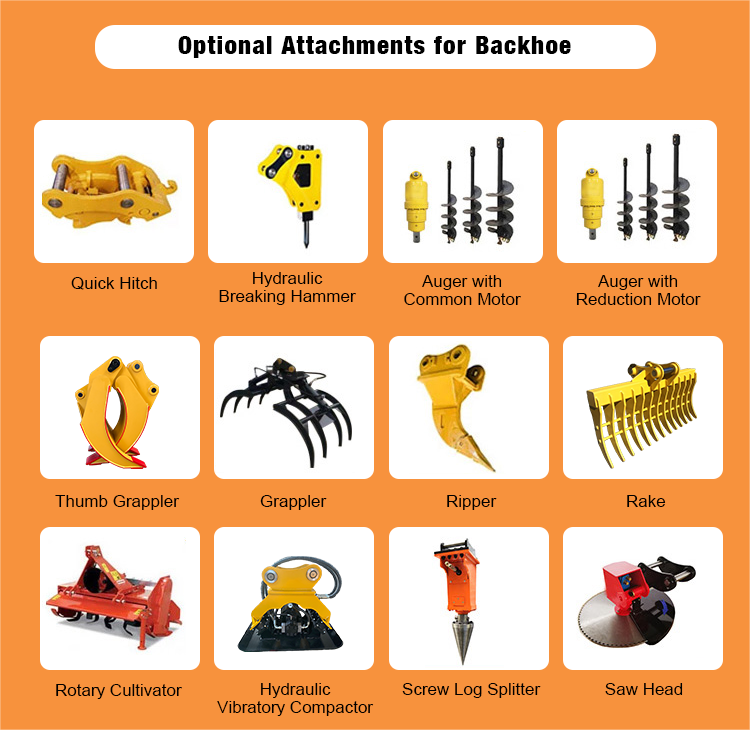attachments for mini backhoe loader 
