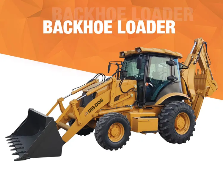 DIG-DOG BL820 Mini wheel Front End Loaders Compact Backhoe Loader