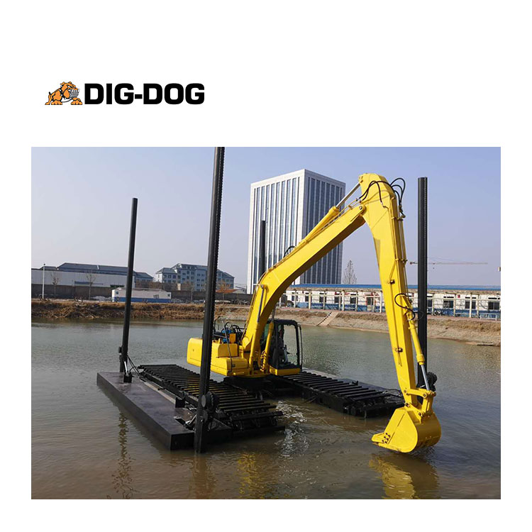DIG-DOG Amphibious Pontoon Excavator For Sale