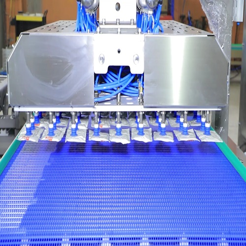 Automated Retort Pouch Tray Unloader