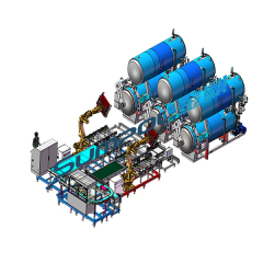 Automated Retort System for Pouch Loader Unloader(Mechanical Hands)