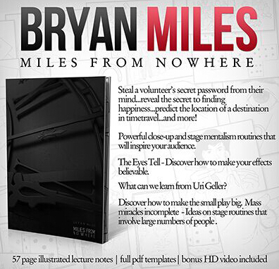 Miles from Nowhere by Bryan Miles