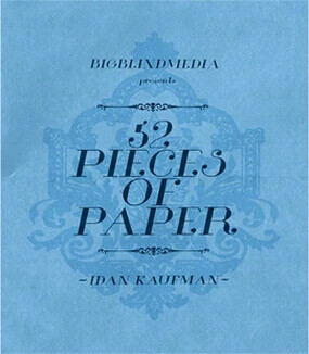 2014  52 Pieces Of Paper by Idan Kaufman