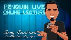2012 Greg Rostami Penguin Live Online Lecture