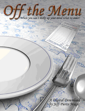 Off The Menu by Jeff Pierce