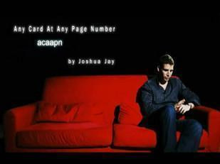Any Card At Any Page Number by Joshua Jay