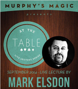 At the Table Live Lecture by Mark Elsdon