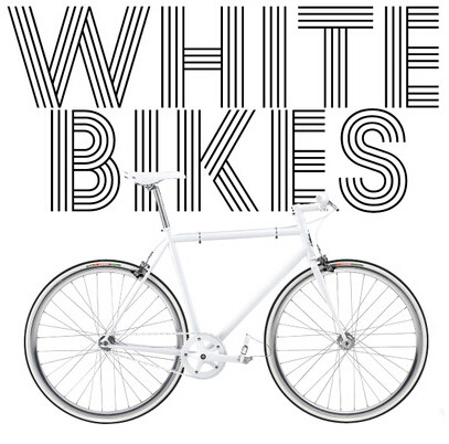 White Bikes by Paul Richards