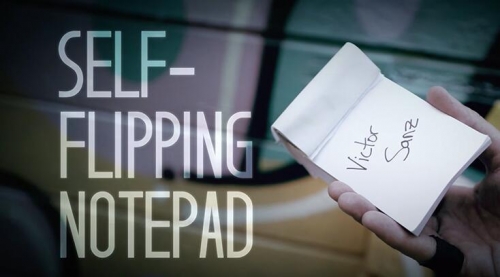 Self-Flipping Notepad by Victor Sanz
