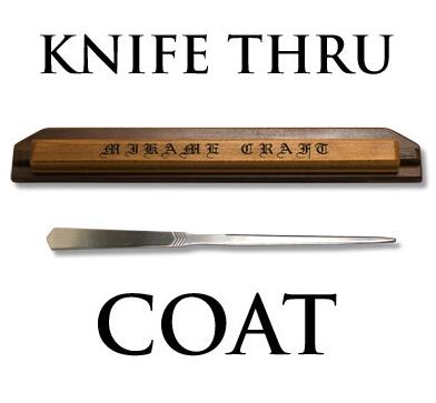 Knife thru Coat by Mikame