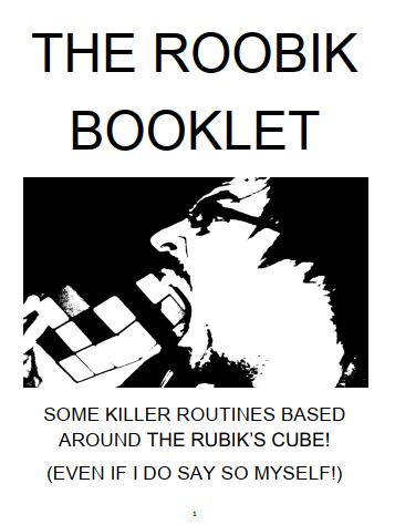 The Roobik Booklet by Ben Cardall