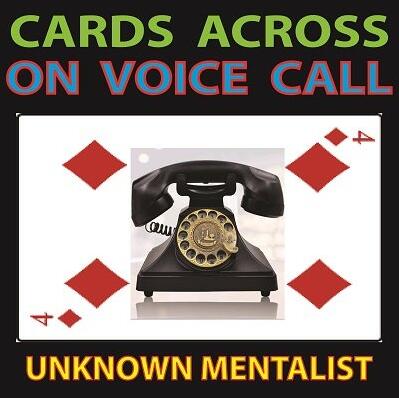 Cards Across on Voice Call by Unknown Mentalist