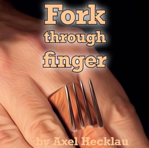 Fork Through Finger by Axel Hecklau