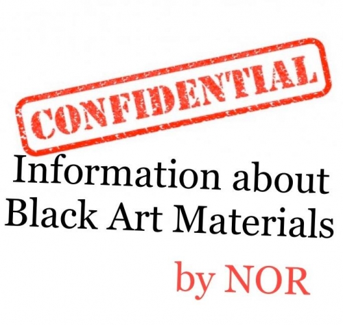 Confidential Information about Black Art Materials by NOR