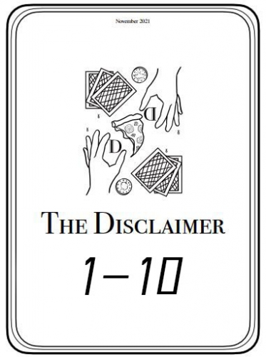 The Disclaimer Issue 1-10