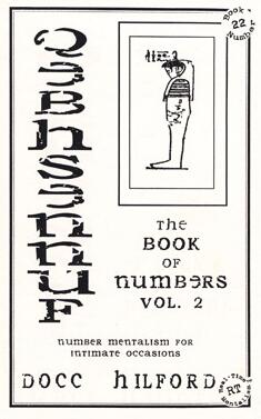 The Book of Numbers by Docc Hilford 2