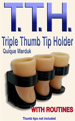 TRIPLE THUMB TIP HOLDER by Quique Marduk