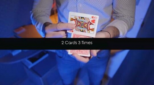 2 Cards 3 Times by Yoann Fontyn