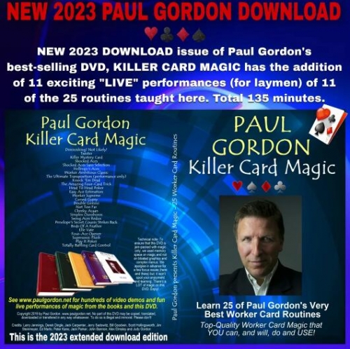 Killer Card Magic 2023 by Paul Gordon (Extended Edition)