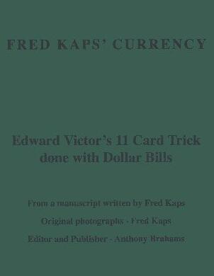 Fred Kaps' Currency by Fred Kaps