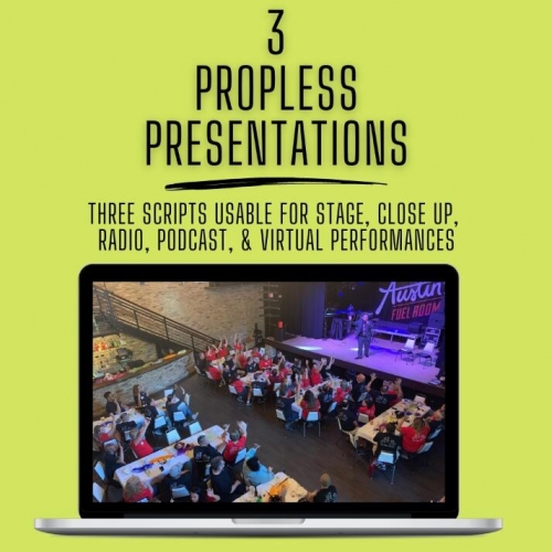 Three Propless Presentations by Joe Diamond