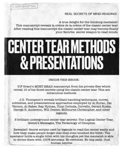 Center Tear Methods & Presentations