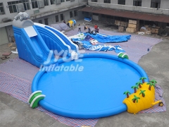 Elephant Water Amusement Park Products Inflatable Water Park With Slide