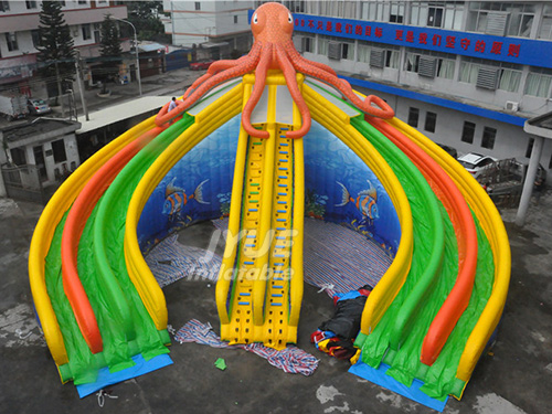 Outdoor Amusement Park Slide Inflatable Water Slide For Above Ground Pool