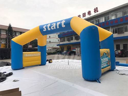 Custom Shape And Logo Inflatable Start Arch For Event Entrance Race Arch