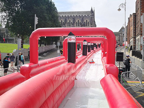 Longest Extreme City Inflatable Water Slide