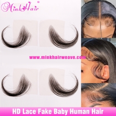 HD Lace Fake Baby Human Hair