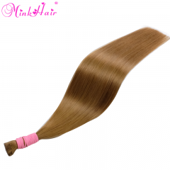 12A Color #8 Bulk Hair Products Premium Quality 100% Human Raw Hair