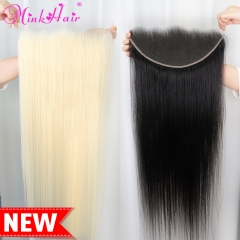 10A & 12A #1B #613 Color 28inch 30inch 13x4 13x6 Lace Frontal HD Lace and Transparent Lace 100% Raw Human Hair